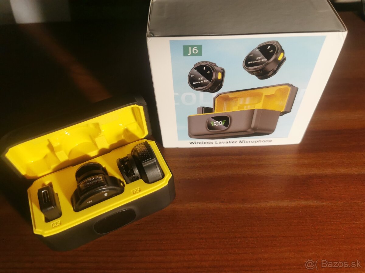 Bezdrôtový mini mikrofón klopa