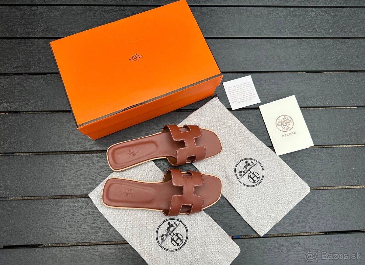 Hermes slapky full box