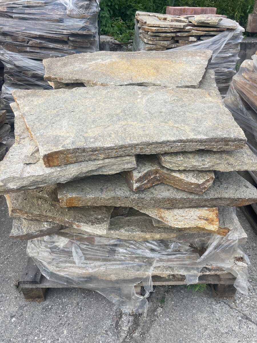 Predám kameň určený na dlažbu terasu a do záhrad