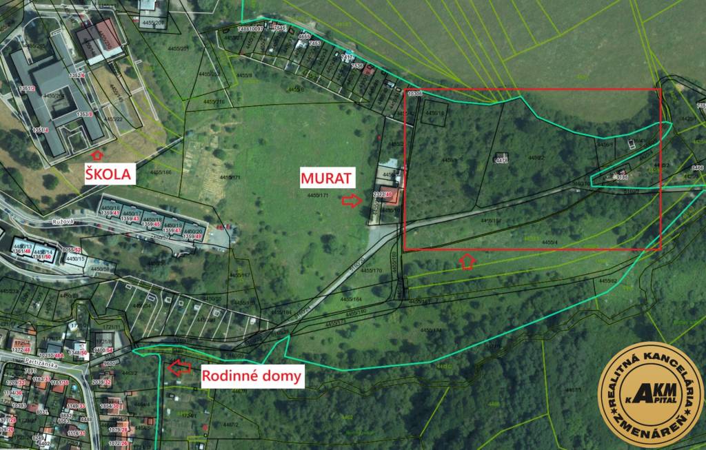 PODBOROVÁ Investičný stavebný pozemok 17833 m² BOROVIA - oby