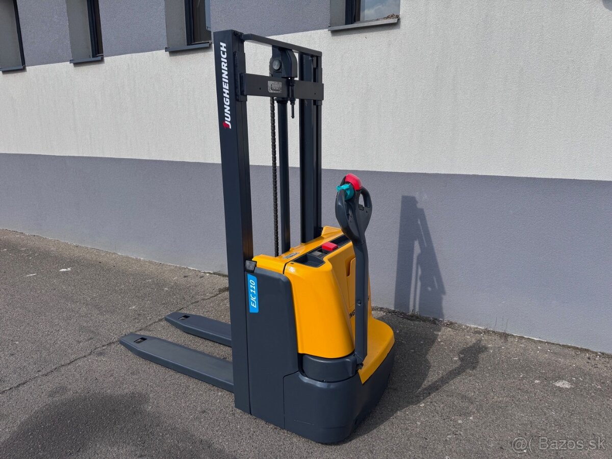 Vysokozdvižný vozík ruční 1t zdvih 2,9m AKU