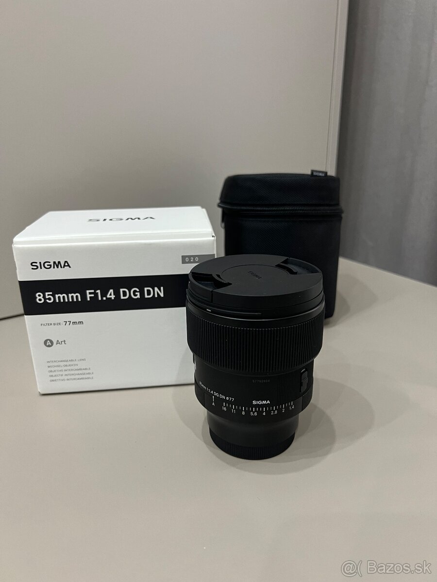 Sigma 85mm F 1.4 DG DN pre Sony