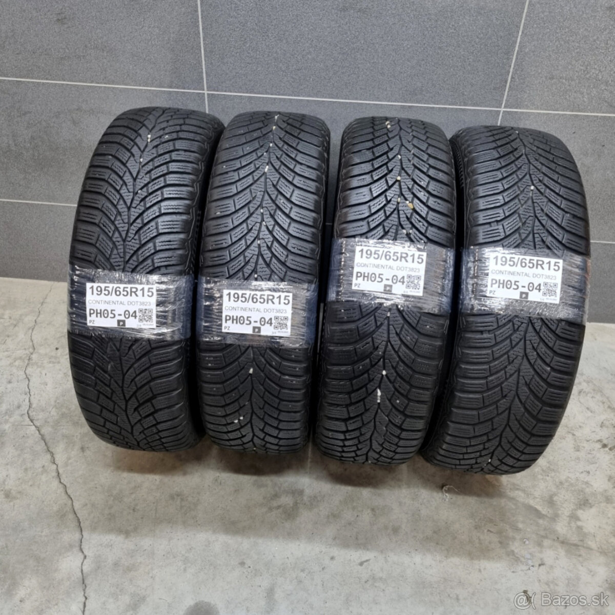 Zimné pneumatiky 195/65 R15 CONTINENTAL