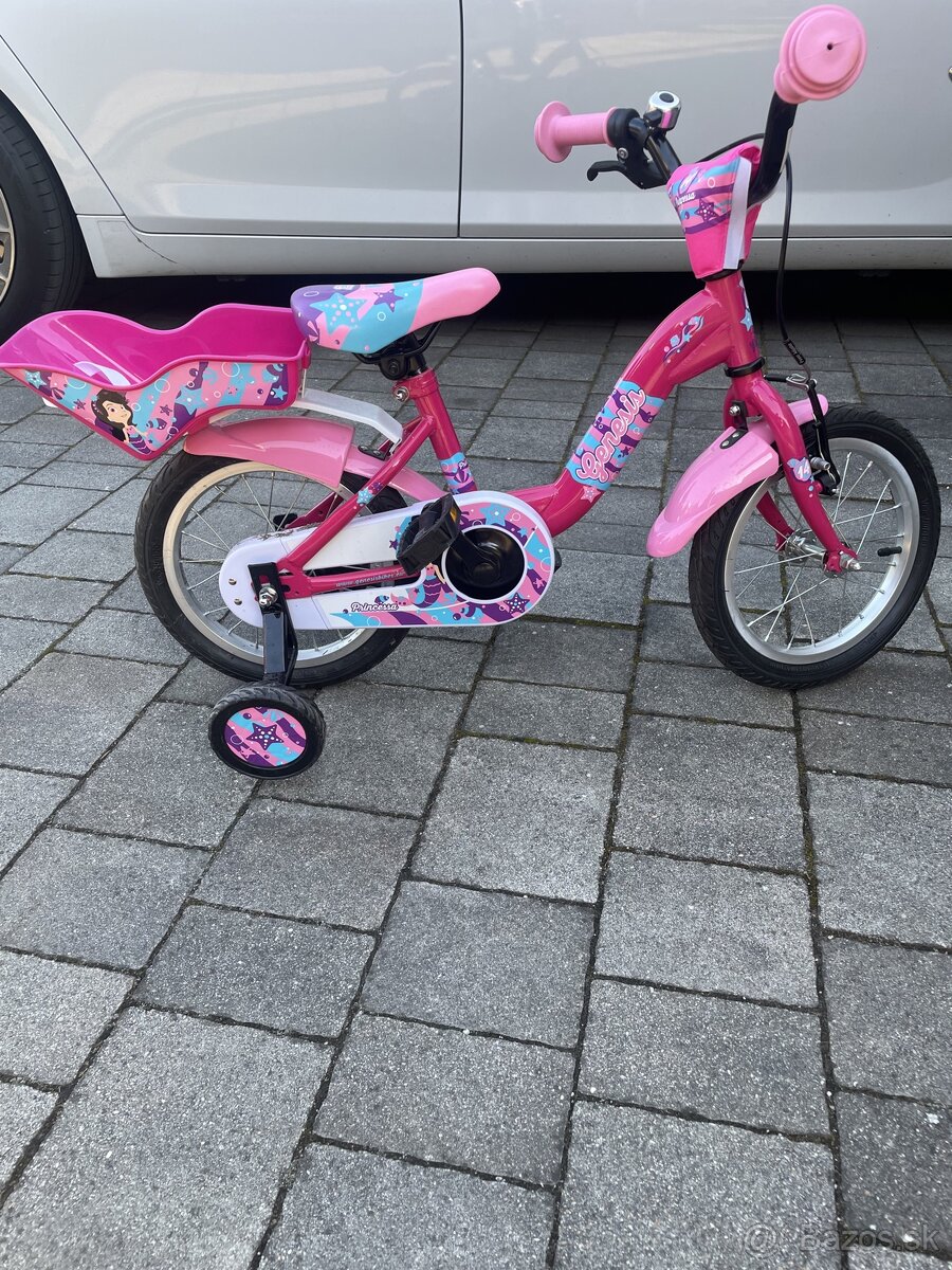 Detský bicykel Genesis 14” s pomocnými kolieskami