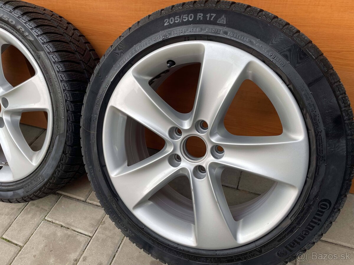 orig Alu disky VW 5x112 6,5jx r17 ET 39 205 50 17 Zimné