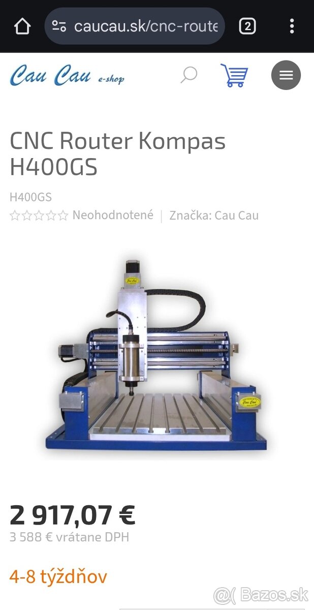 Cnc freza-router CAU CAU