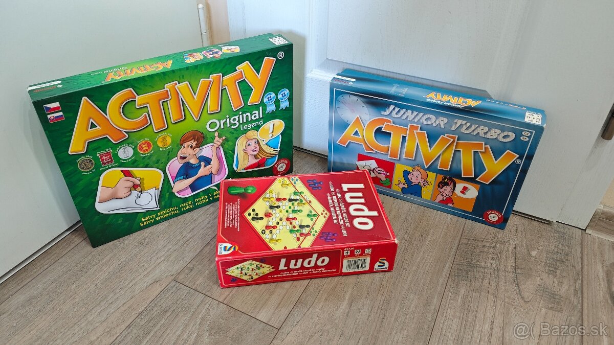 Activity, Activity Junior a Človeče (Ludo)