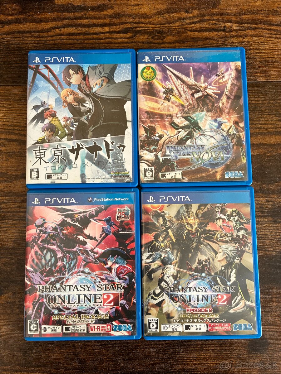 Sony playstation Vita (PS Vita) - 4 hry JP 04