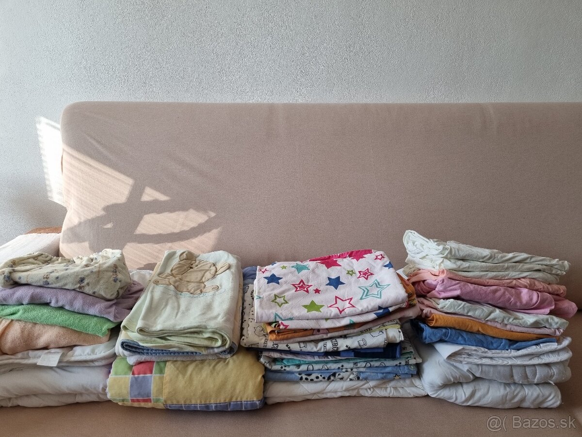 Pre deti - paplón, vankúš, plachta, obliečka