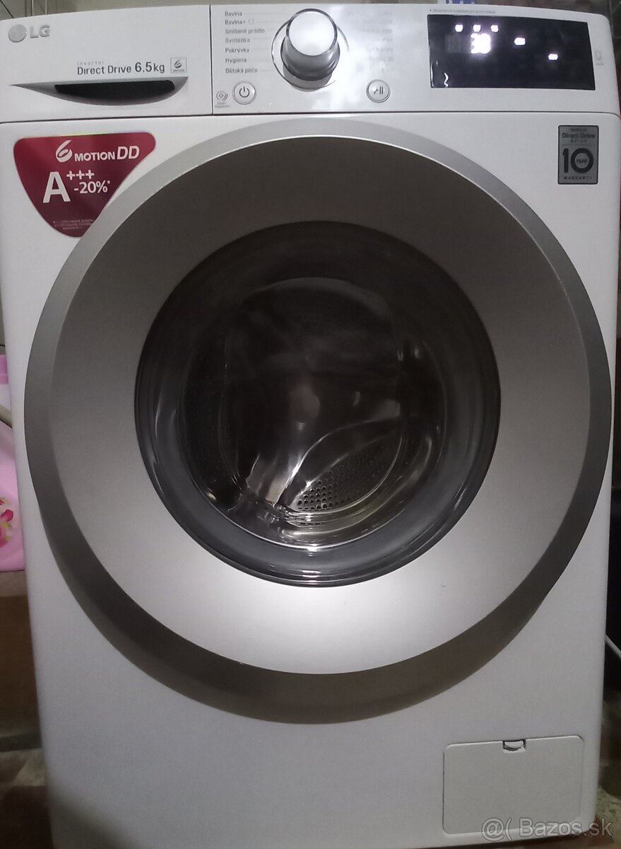 Práčka LG plnená z predu