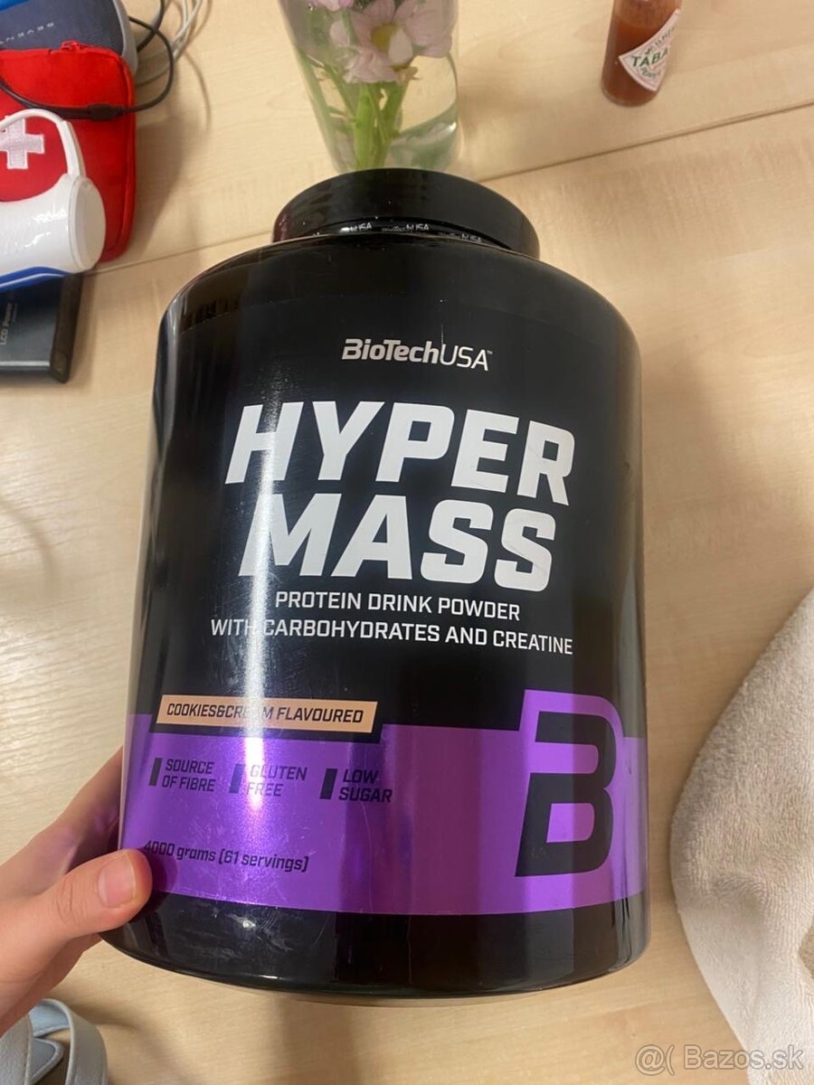 Protein BioTechUSA Hyper Mass 4000 g – Cookies & Cream