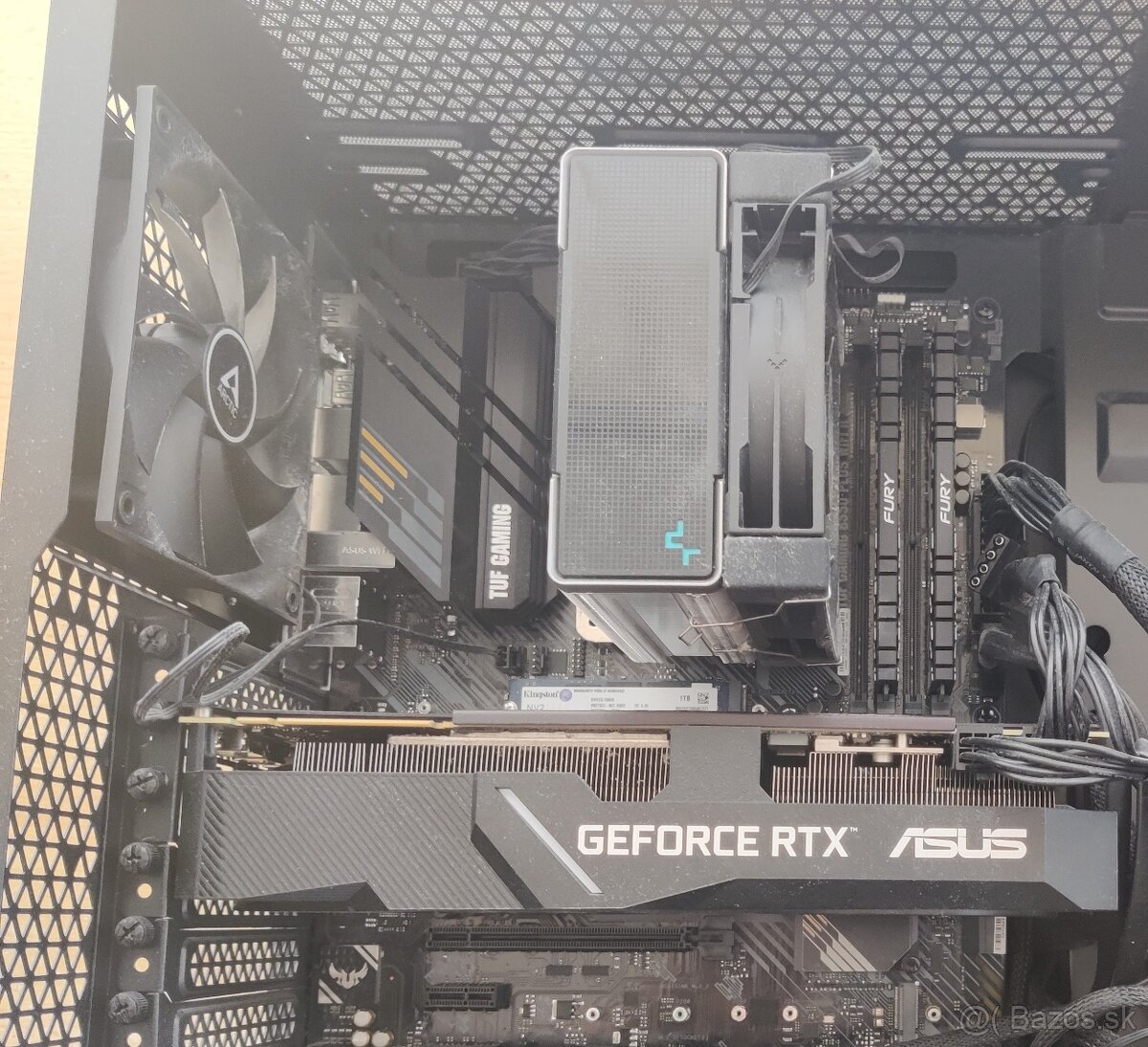 Predám výkonné pc ryzen 5700x + rtx 2070 super +2x16gb RAM