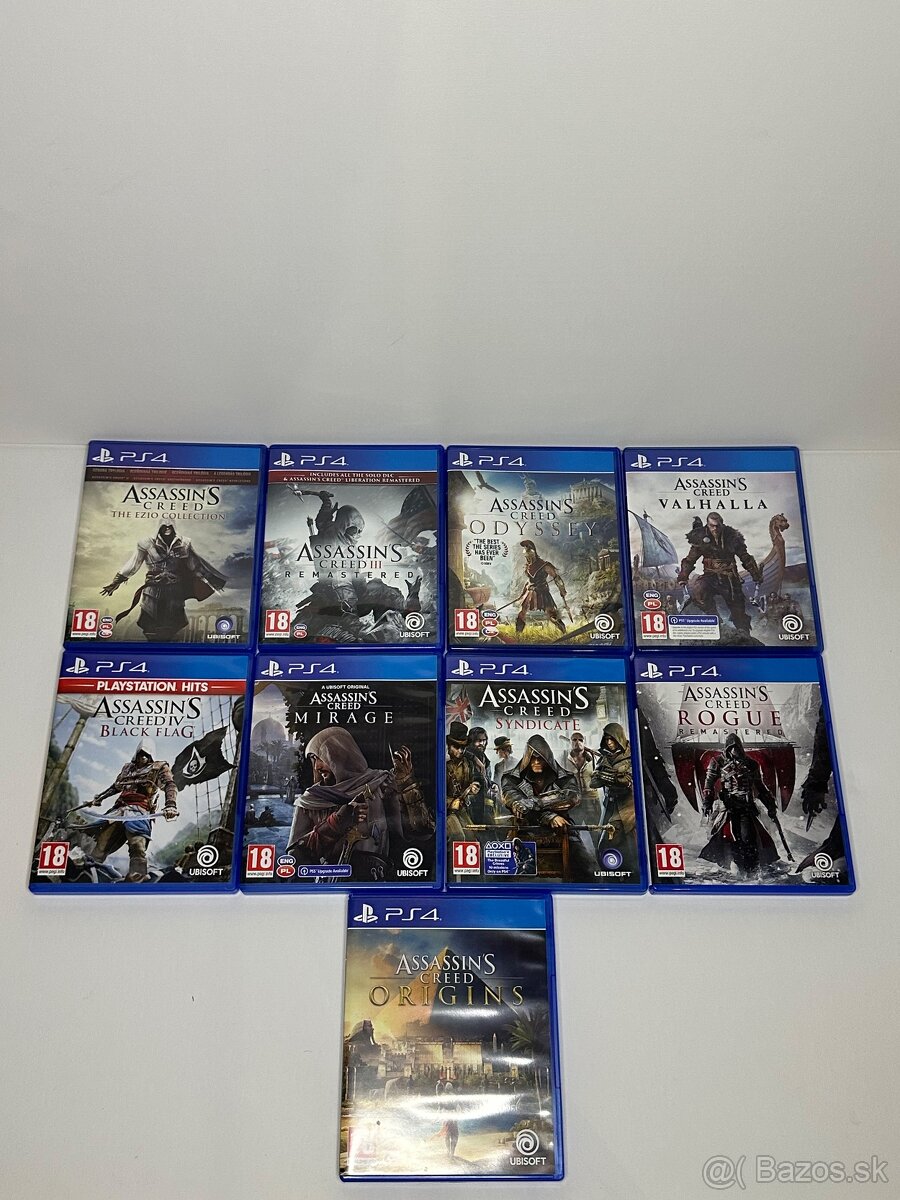 kolekcia assassins creed ps4