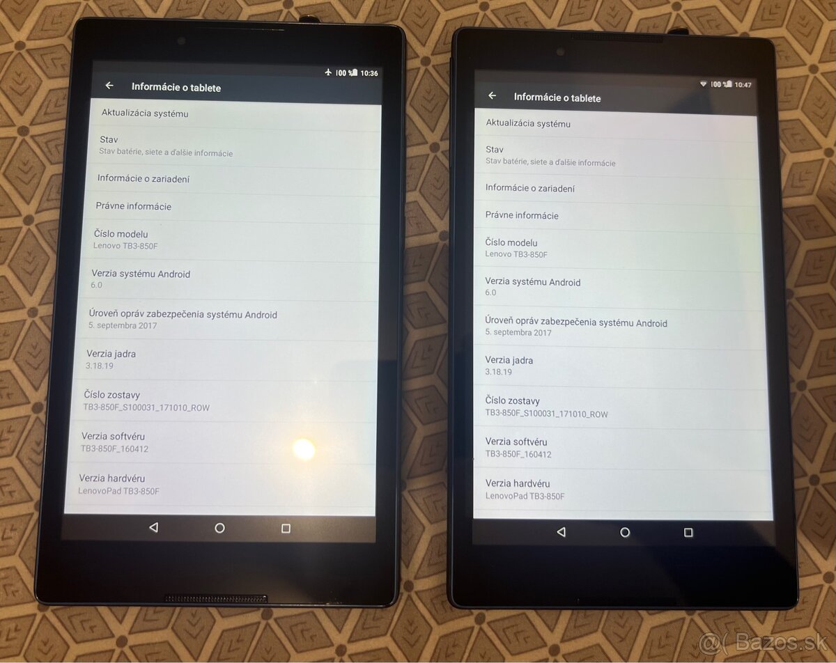 Lenovo TB3-850F Tablety