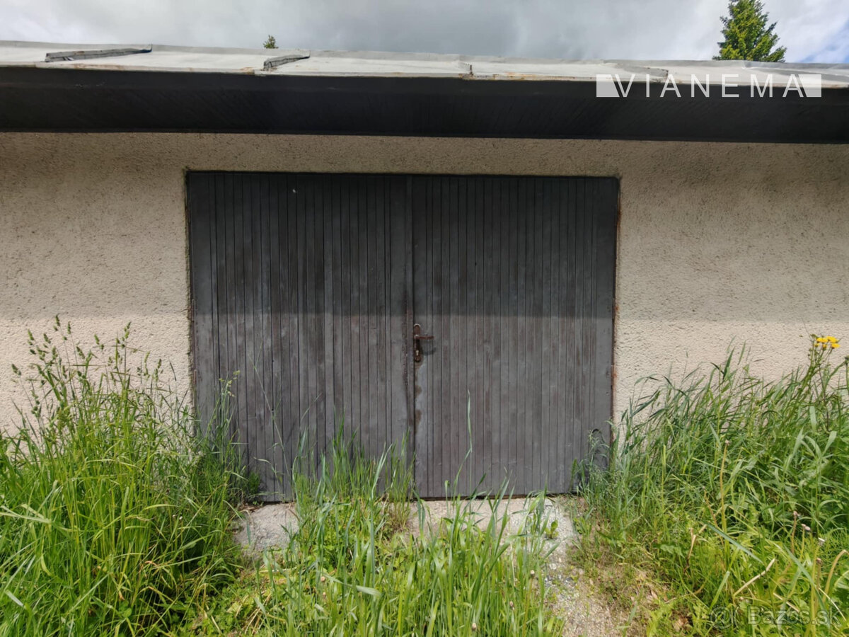 IBA U NÁS Dvoj - garáž v Oravskej Lesnej s pozemkom