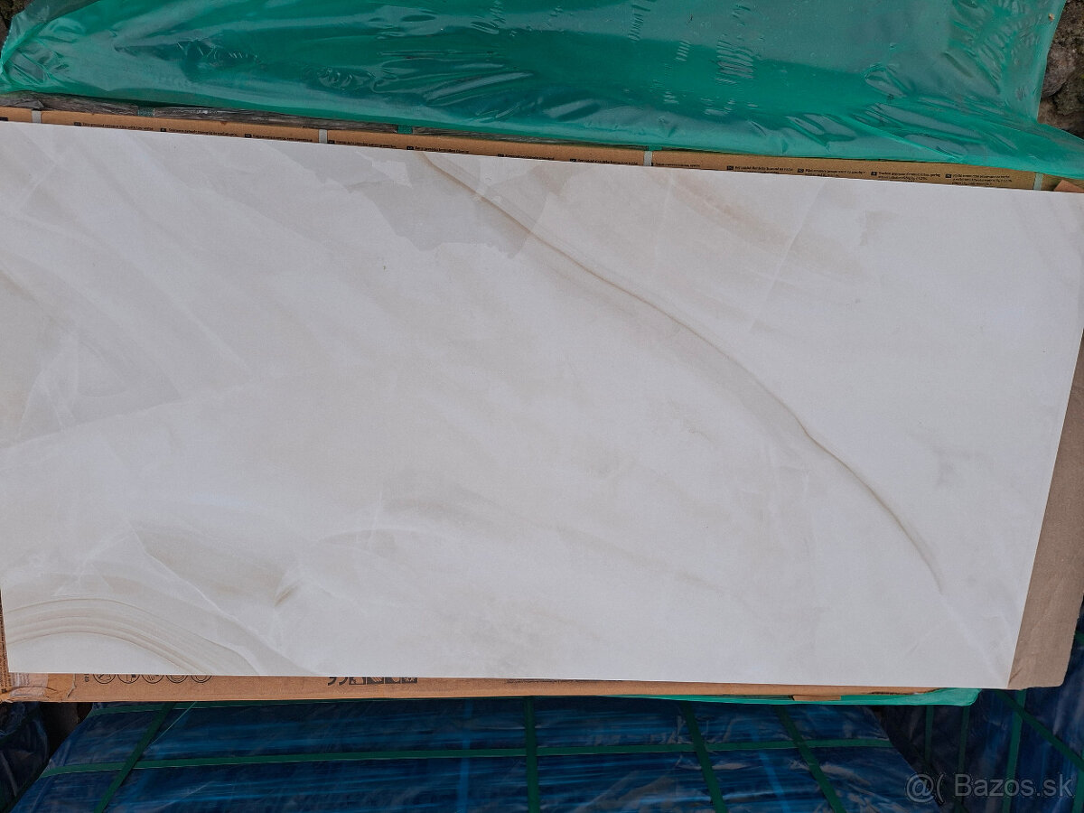 Lesklá dlažba 60x120 - Imitácia Onyxu - 48,24 m2