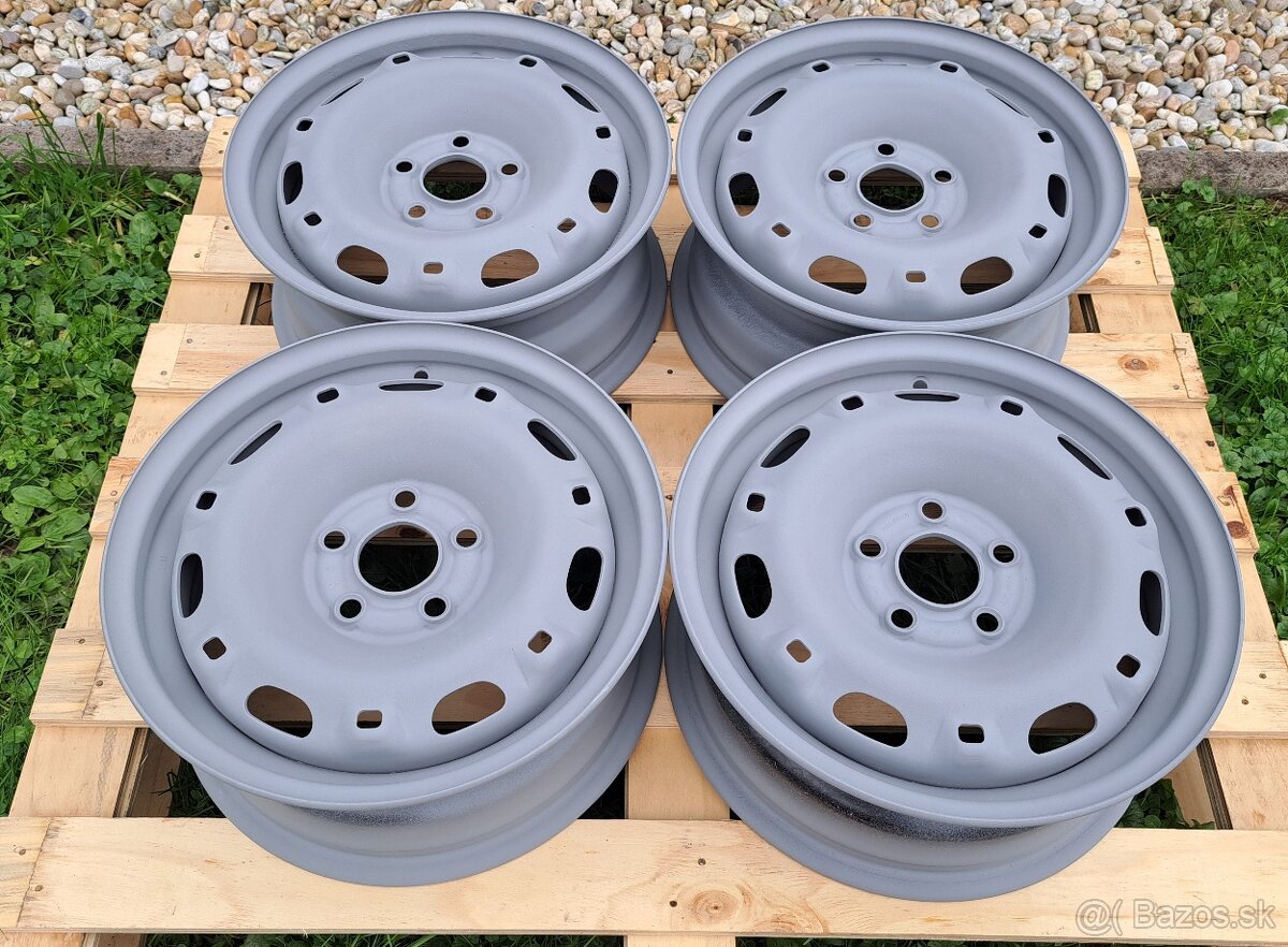 PLECH. DISKY R14 5x100 - ŠKODA FABIA 1 2 3, ROOMSTER, POLO