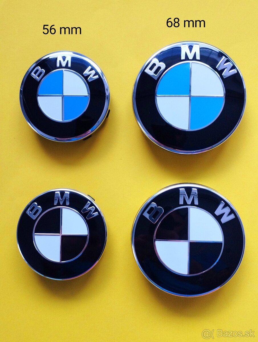 56 a 68 mm BMW krytky