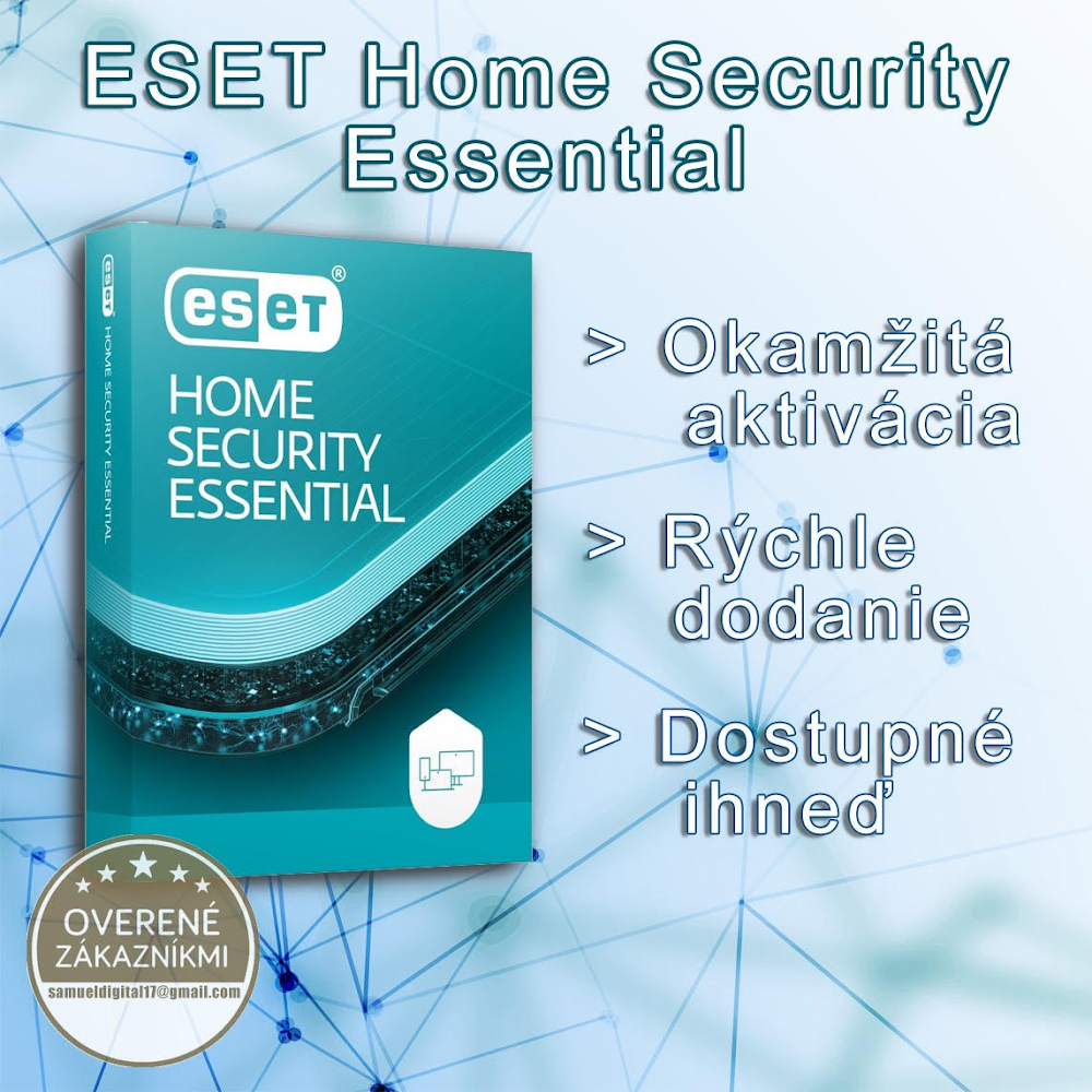 [✔️] ESET Home Security Essential | 3 ročná licencia |
