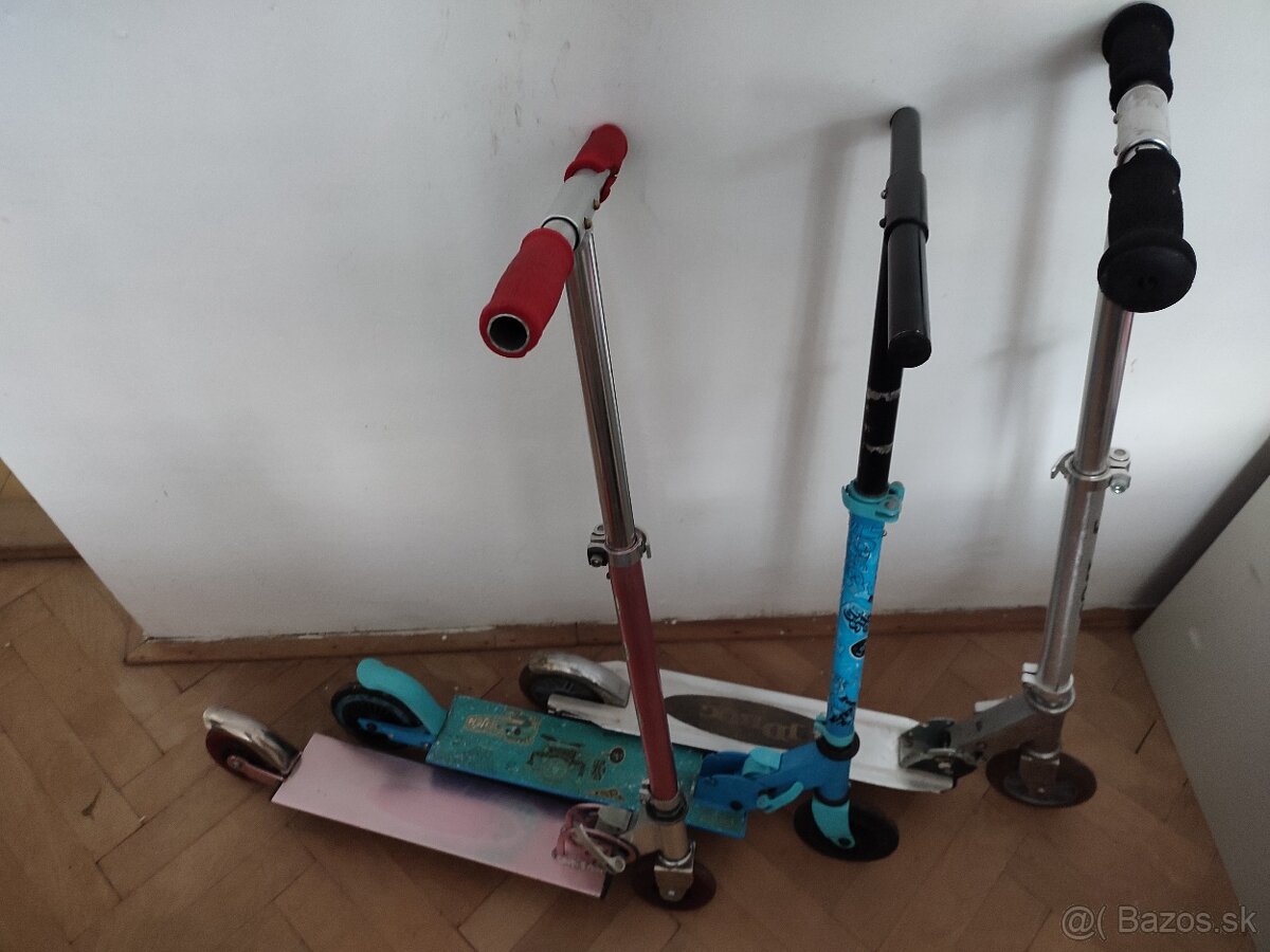 Detské používané kolobežky