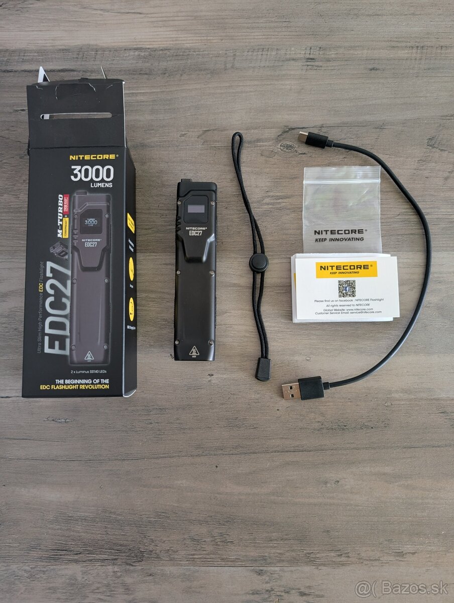 ✔️ NITECORE EDC27 3000 Lumens - zaruka do 10/2026 ✔️