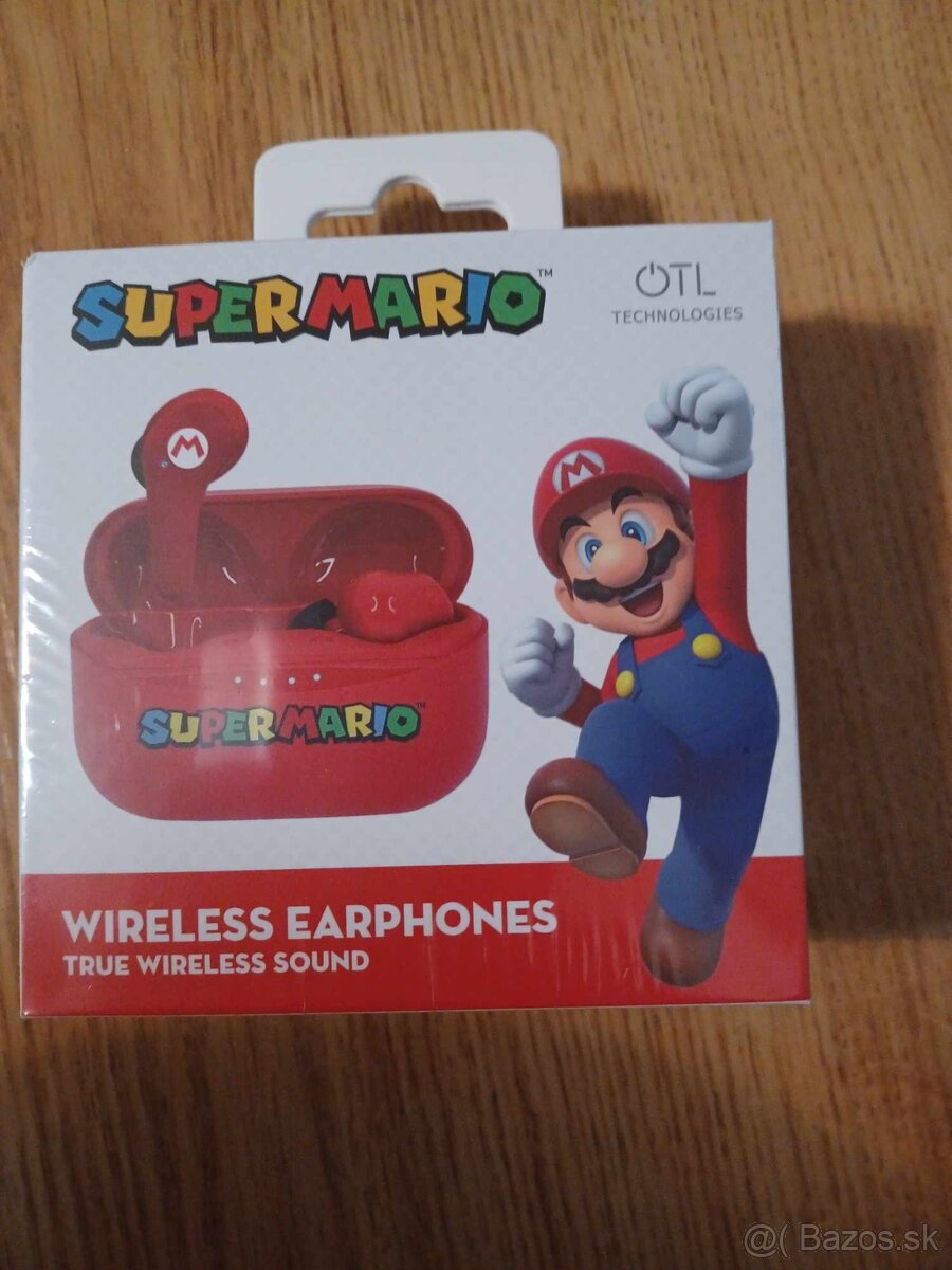 BEZDROTOVE sluchatka SUPER MARIO
