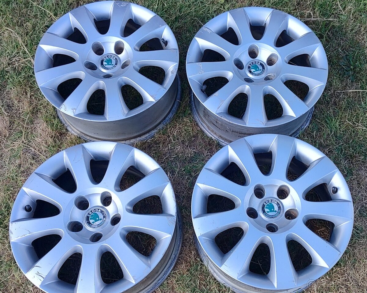Alu kola 5x112 R16 Škoda