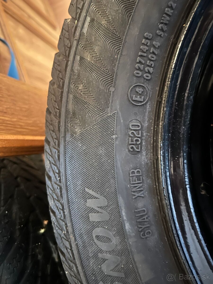 Plechové disky R14 s pneumatikami Matador 165/70 R14 – zimné