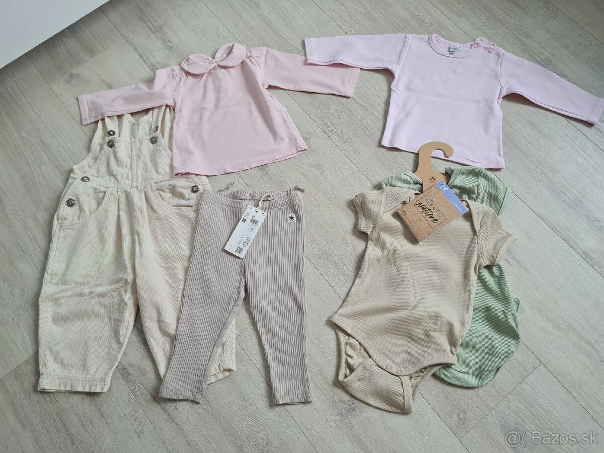 Balík oblečenia veľ 74 - lindex, zara, HM