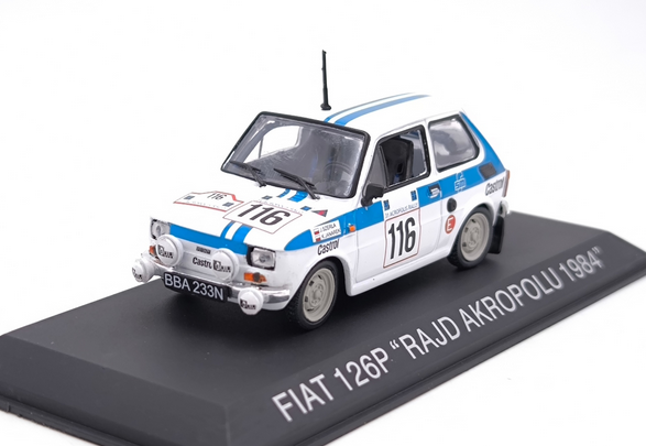 Fiat 126p Rajd Akropolu 1984 1:43