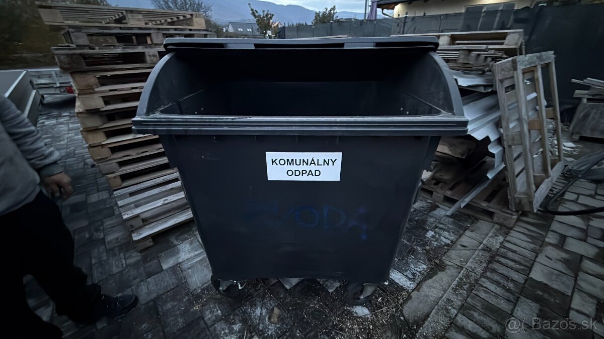 Kontajner na komunálny odpad 1100 l