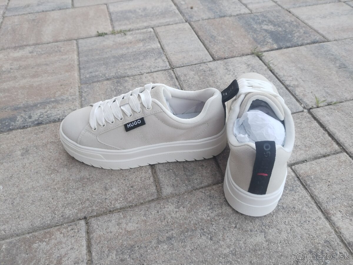 Predám Kožené tenisky HUGO Lyssa Tenn