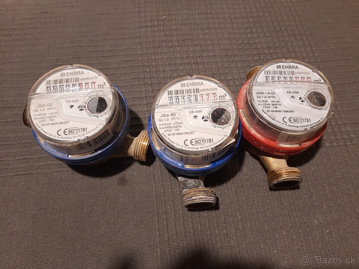 predám 3ks merače vody