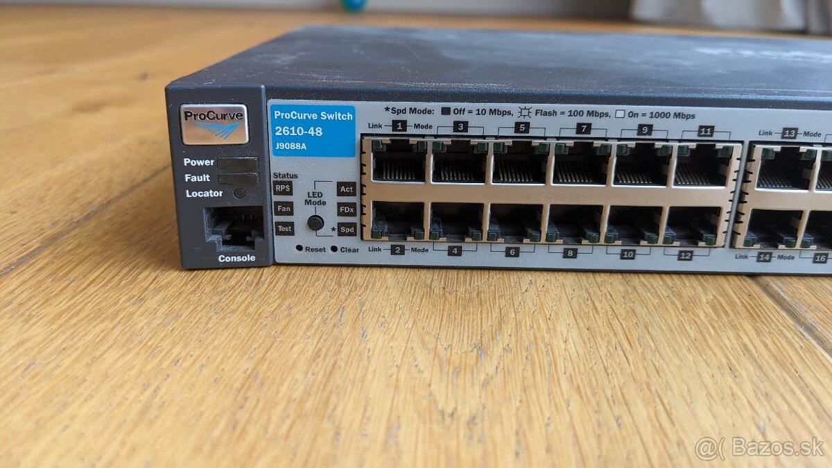HP 48p 100 Mbps ProCurve Switch 2610-48, J9088A