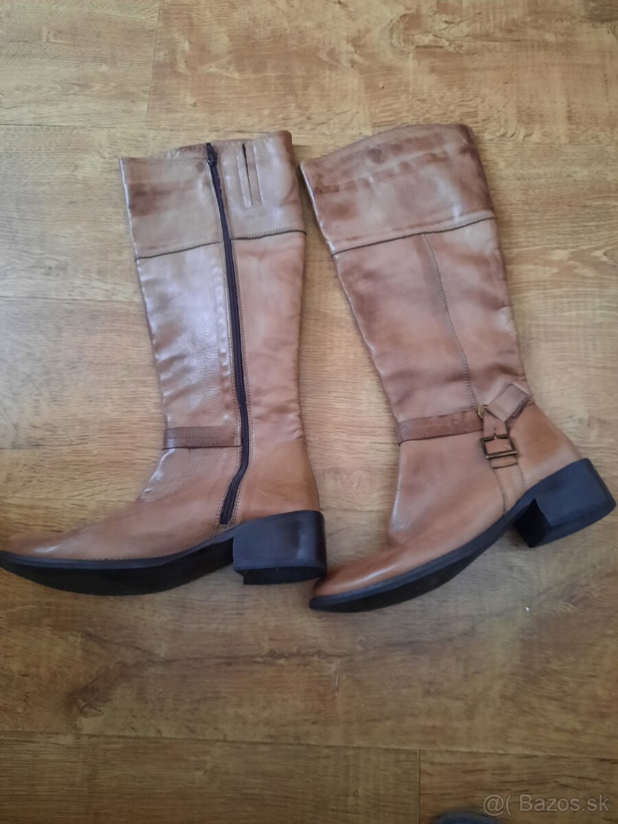 Kožené čižmy talianske