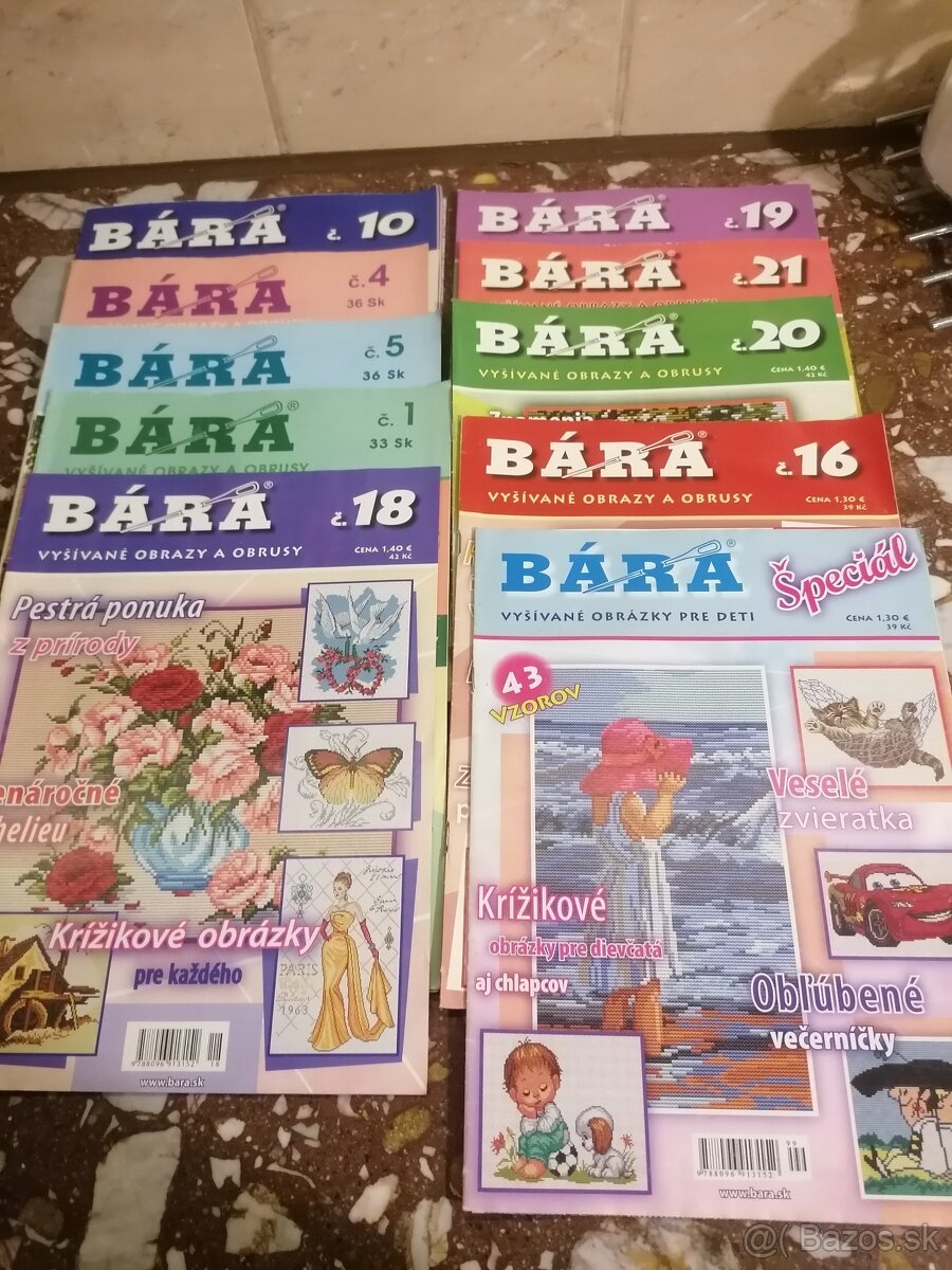 Časopis Bára na vyšívanie