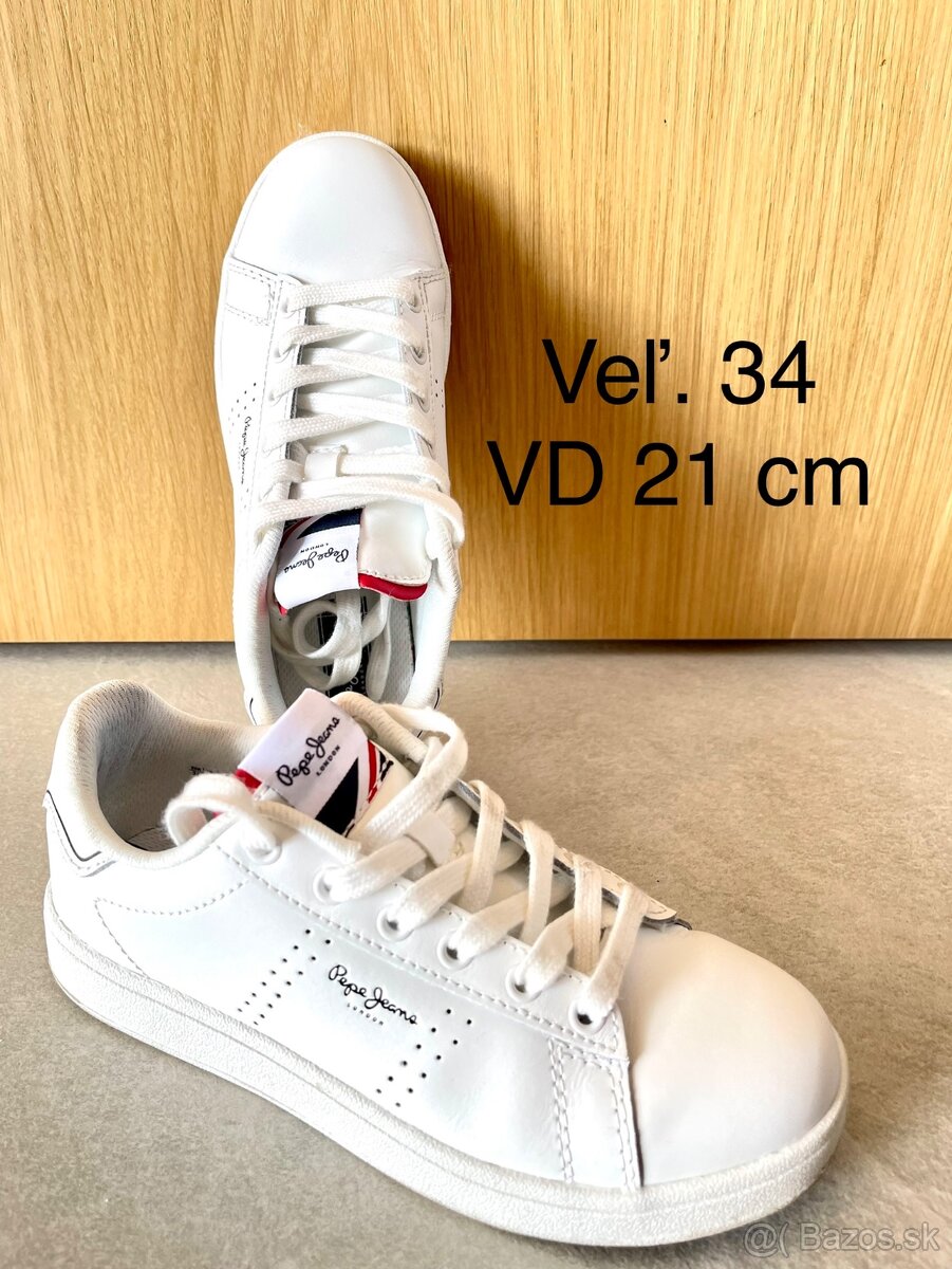 Tenisky Pepe Jeans, veľ 34-ako NOVE-cena uz s postovnym