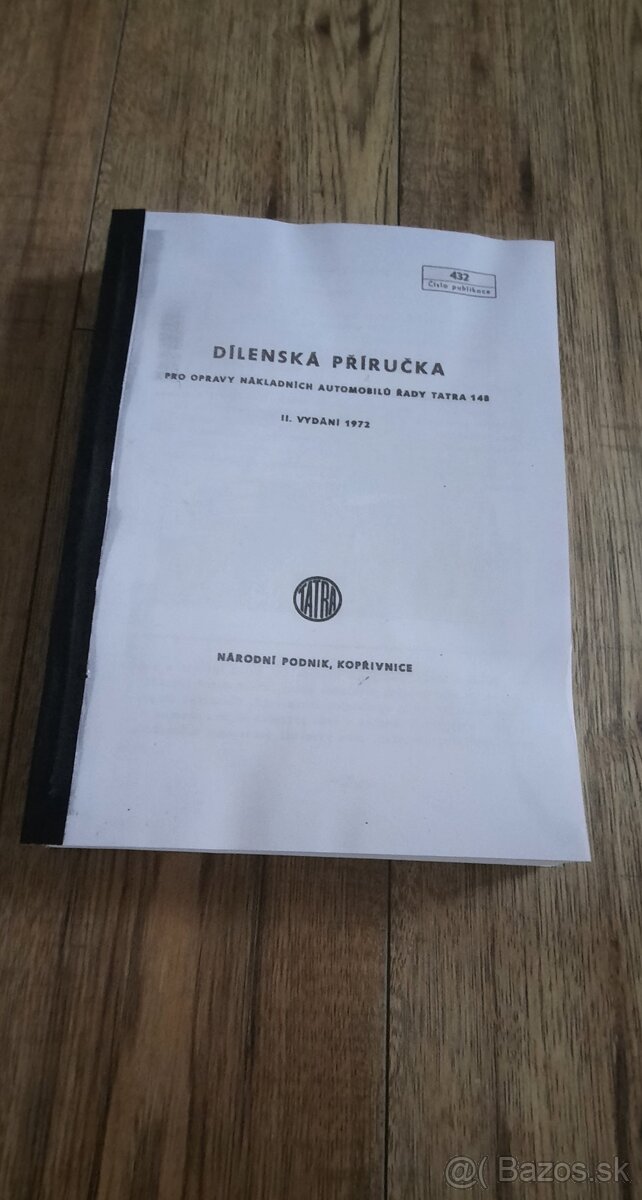 Tatra 148 dielenská prirucka
