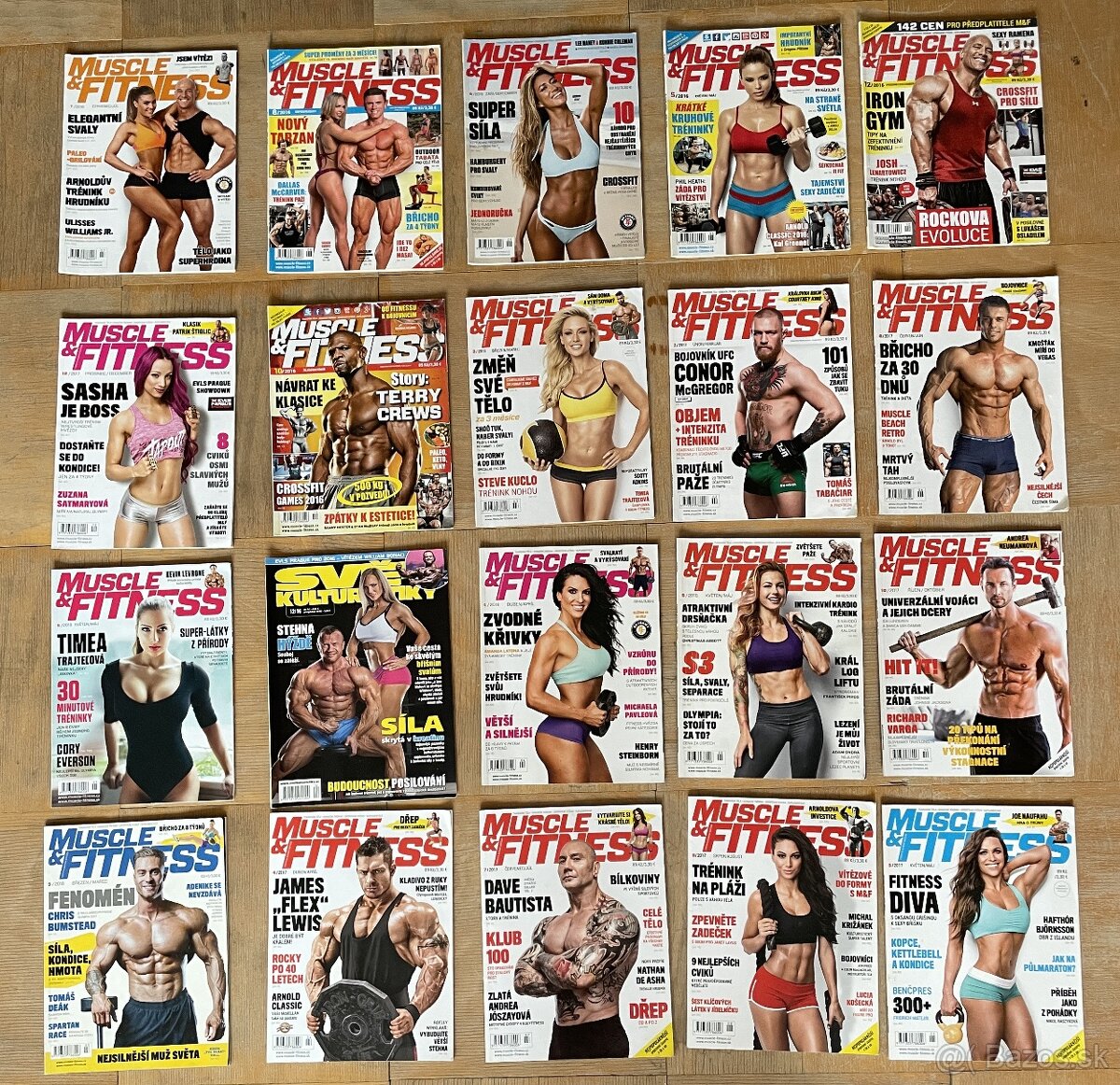 Zbierka časopisov Muscle&Fitness