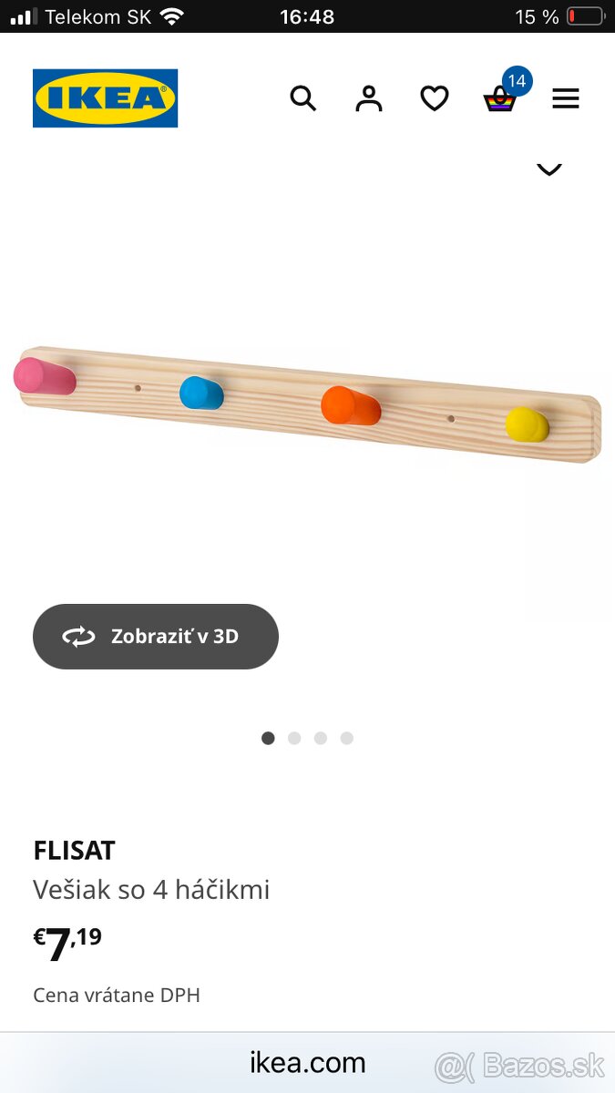 vesiak Flisat z Ikea