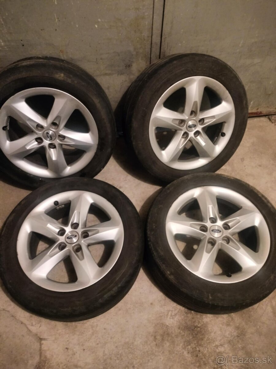 4ks alu disky orig. Ford 5x108 r16 pneu 250/55 r16