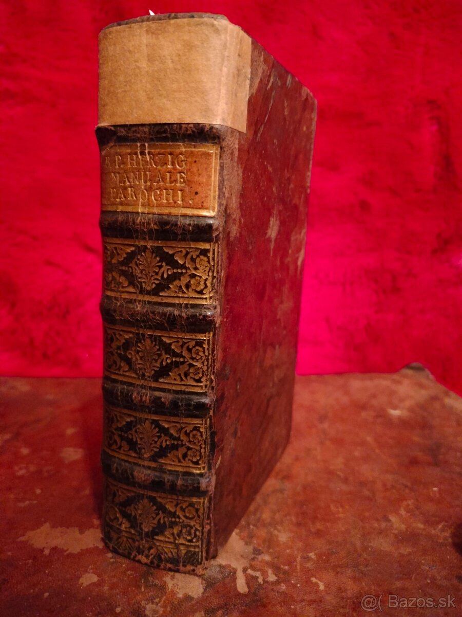 Stara vzacna kniha 2 knihy v 1 knihe 1734 a 1736 Obrazky