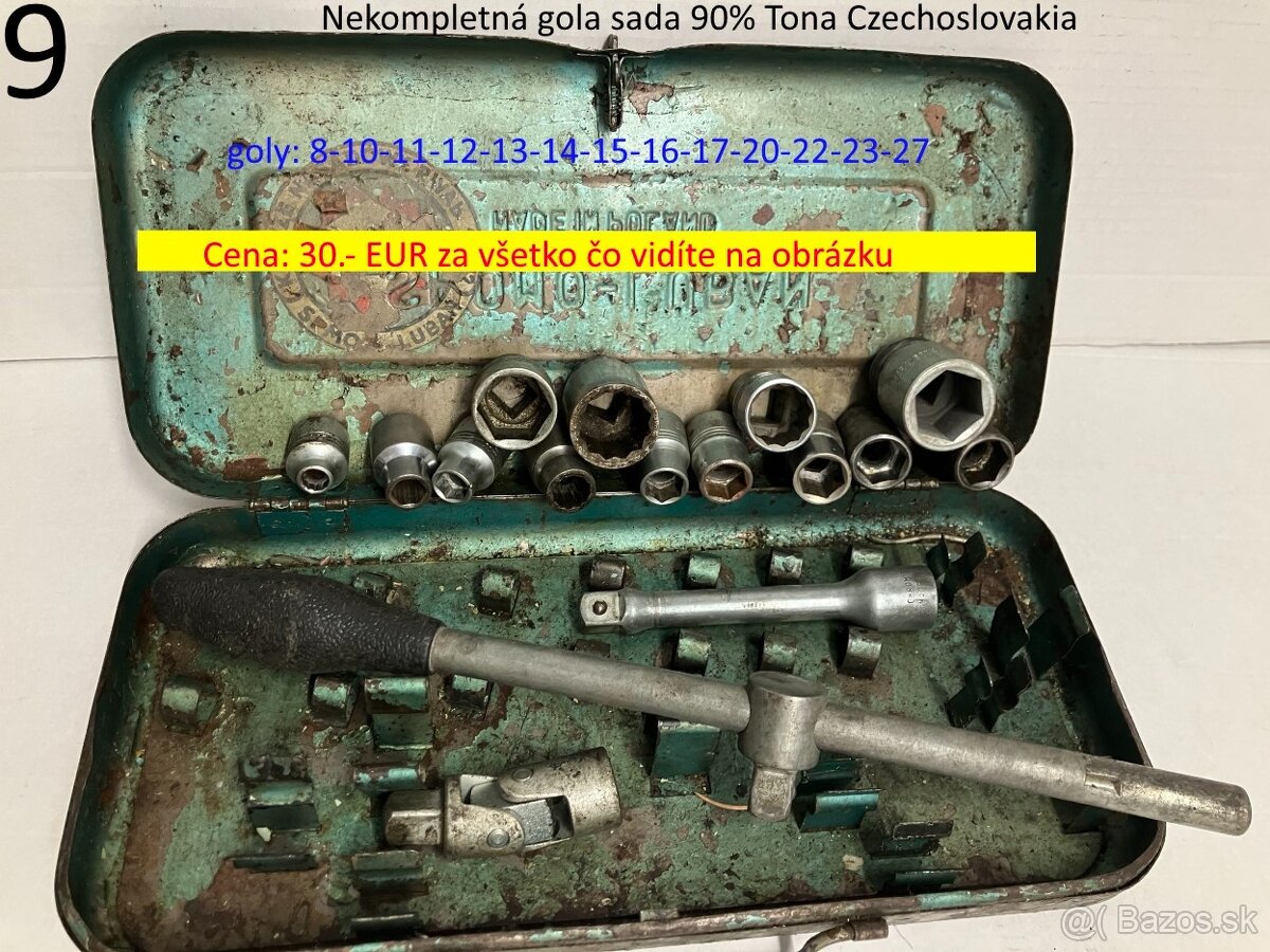 Rôzne náradie - klúče - vrtáky - nožnice
