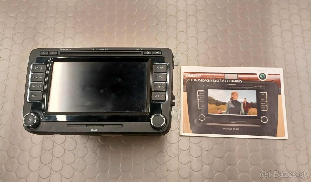 Autorádio RNS 510 Columbus Škoda originál