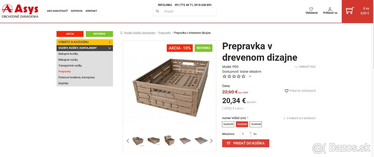 Bednička / Prepravka / skladací box s imitáciou dreva
