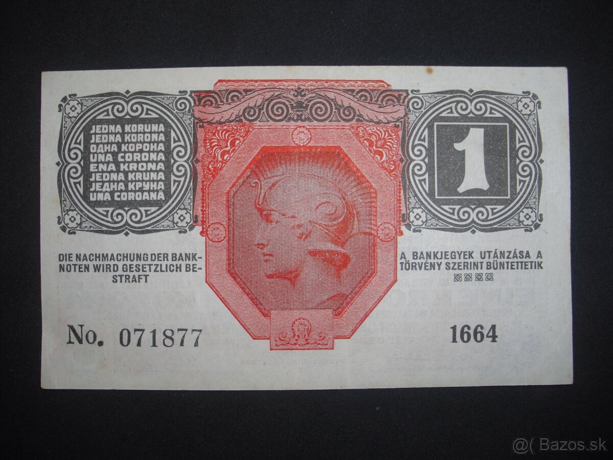 predam Rakusko Uhorske bankovky Kronen Koruny