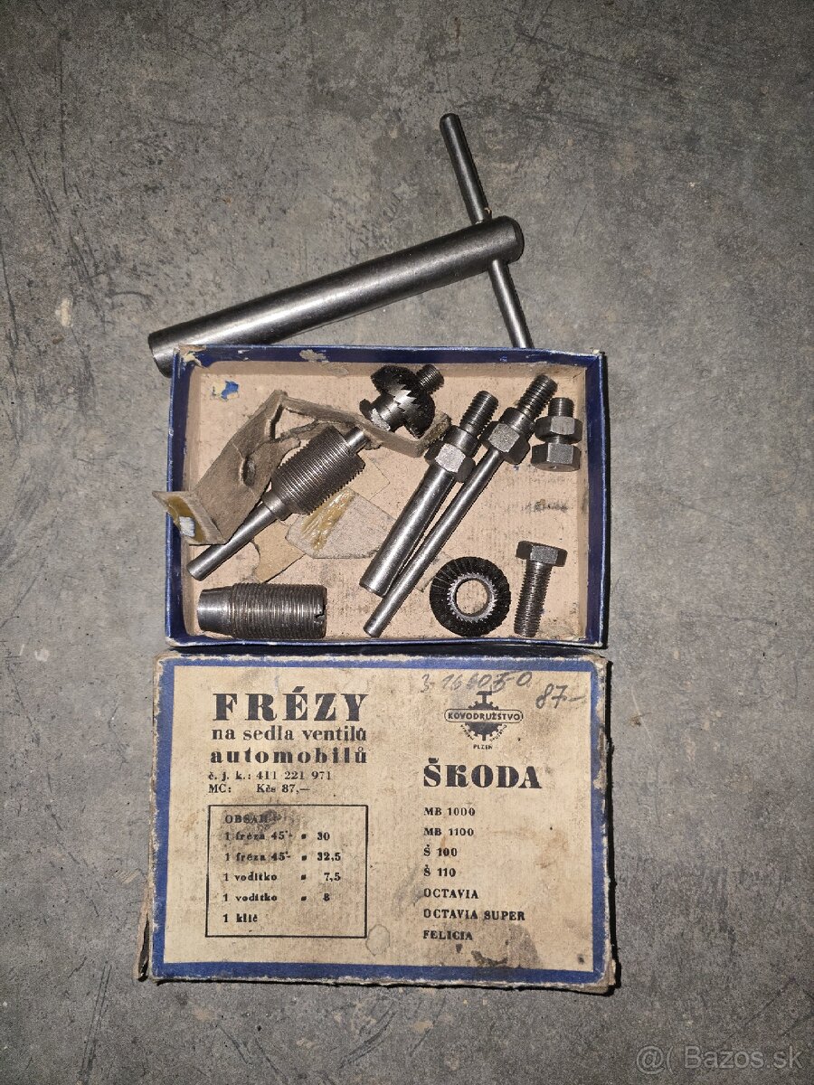 Fréza na sedlá ventilov  škoda originál