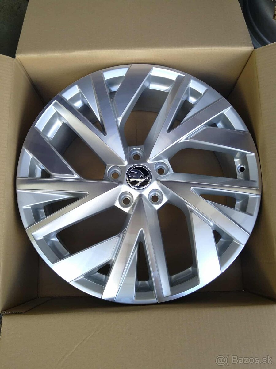 19" alu ŠKODA KODIAQ originál + zimné pneu.