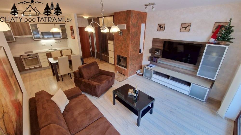 2i apartmán s krbom a garážou Tále Nízke Tatry