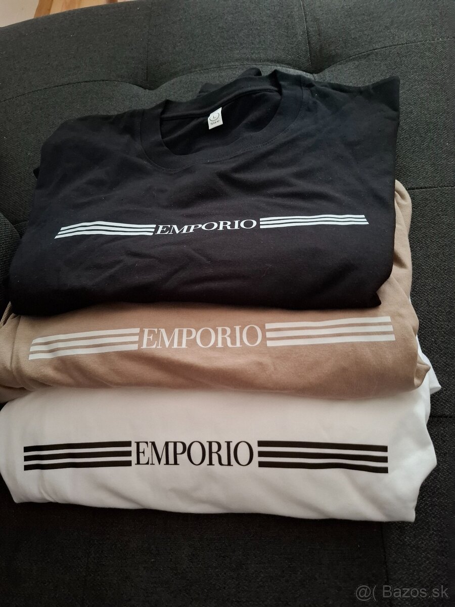 Nové pánske tričká Armani